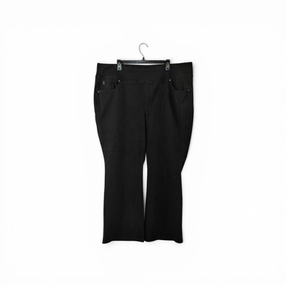 Believe in Your Own Beauty Belle Kim Gravel Straight Leg‎ Pull On Jeans 26WP